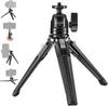 NEEWER Metal Tabletop Mini Tripod with Ball Vertical Shooting Hand Portable Travel Tripod Stand with Compatible with and Action Maximum Load 360°