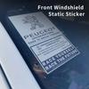 Static Windshield Sticker Car Window Electrostatic Decal For Peugeot 206 307 308 3008 207 208 407 508 2008 5008 107 106 205 4008