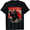 Catzilla - Забавная футболка с коротким рукавом для любителей кошек, кошечка, размер S