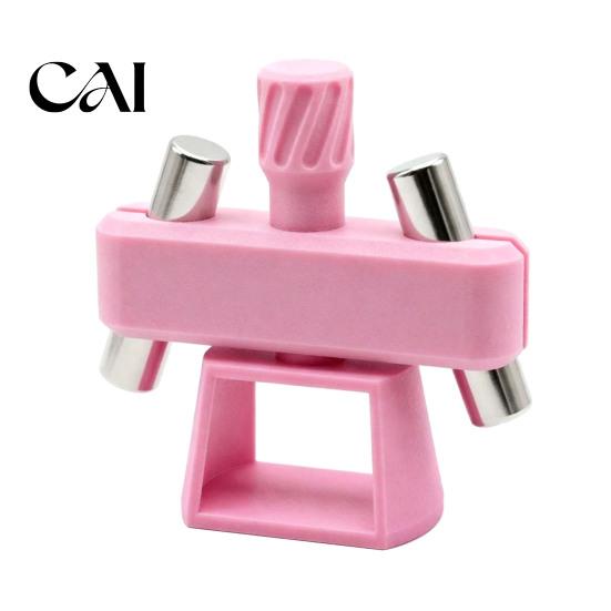 Professional Manicure Auxiliary Holder Cat Eye Magnet Tool, Adjustable Nail Stand, Multi Directional Wide Art Tool Base for Salon And Home DIY