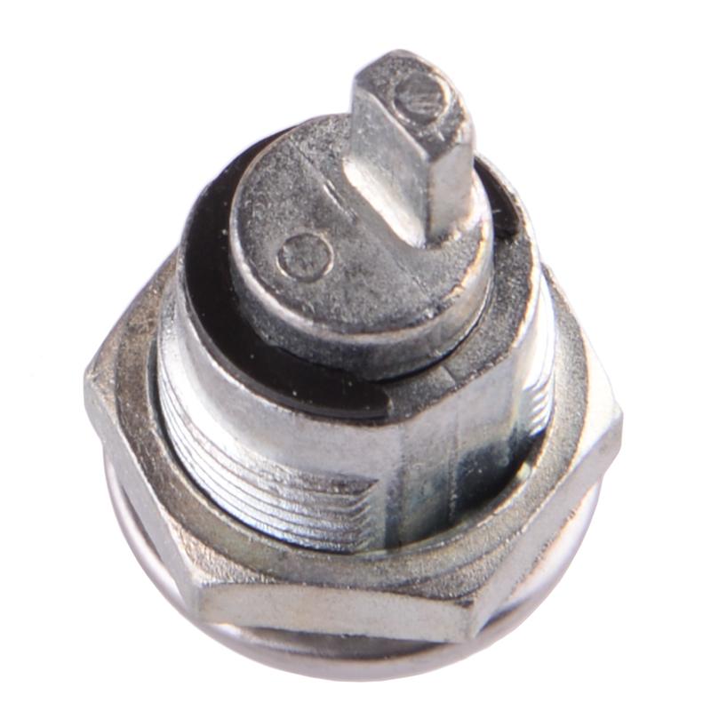 Car Rear Lock Cylinder with Keys Silver Fit for Folding T Handle Latch Toolbox Truck Trailer RV Motorhome Electrical Cabinet