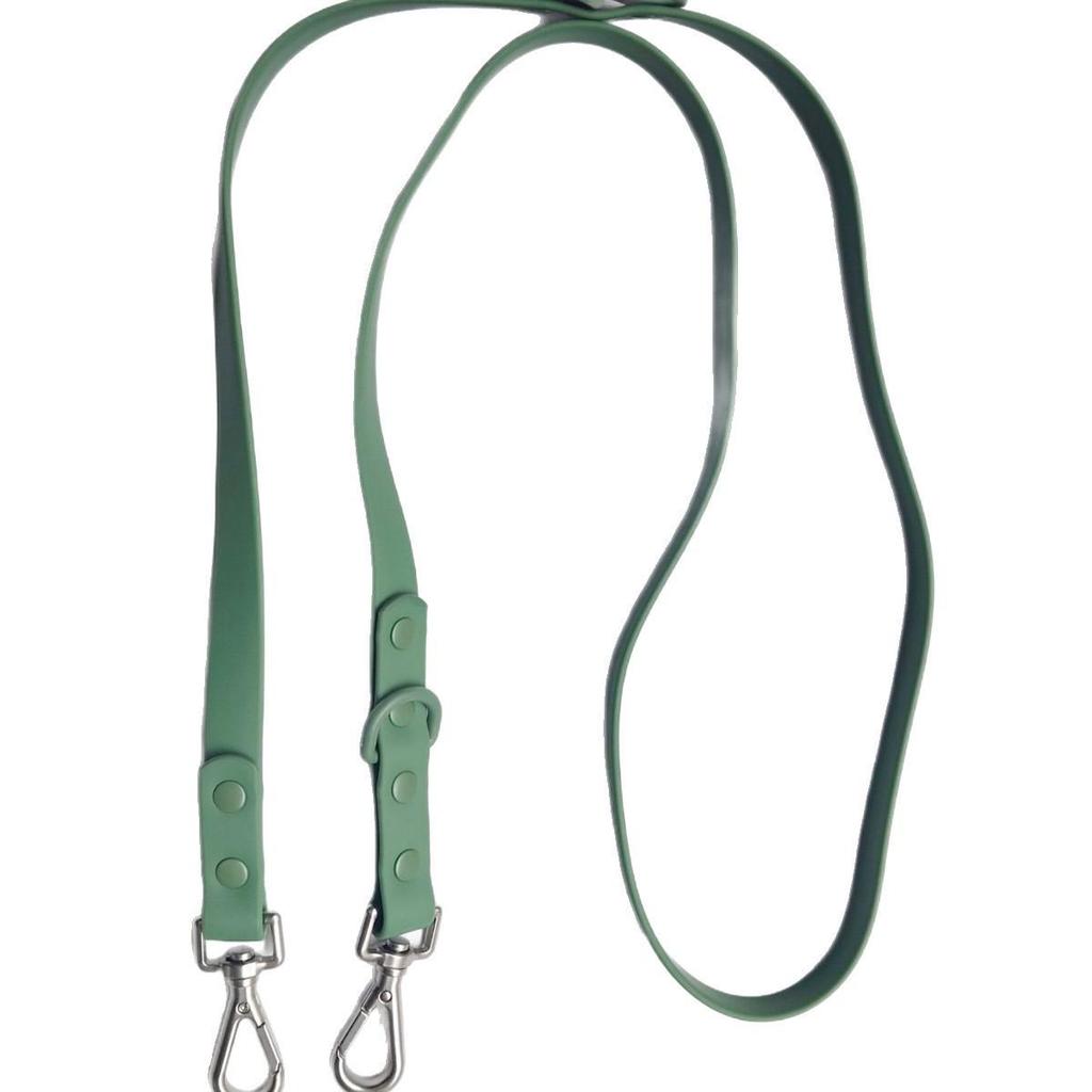 Широкий светоотражающий поводок для собак с защитой от укусов и побегов, с ПВХ поводком и ошейником