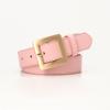 Women's Fashion Belt Square Buckle Minimalist Casual Waistband for Jeans Pants Dresses