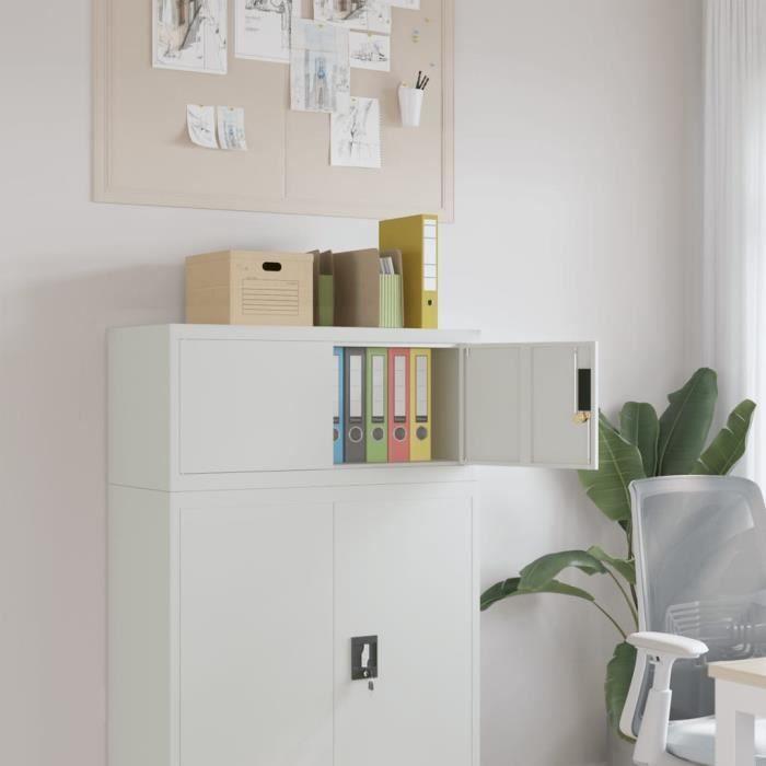 VidaXL Light Grey Filing Cabinet 90x40x40 Cm Steel 339717