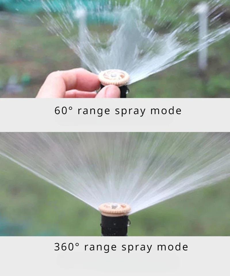 1pc Adjustable 360 Degree Sprinkler Automatic Lawn Irrigation Head In-ground Sprinkler Irrigation Device Water Lawn Sprinkler