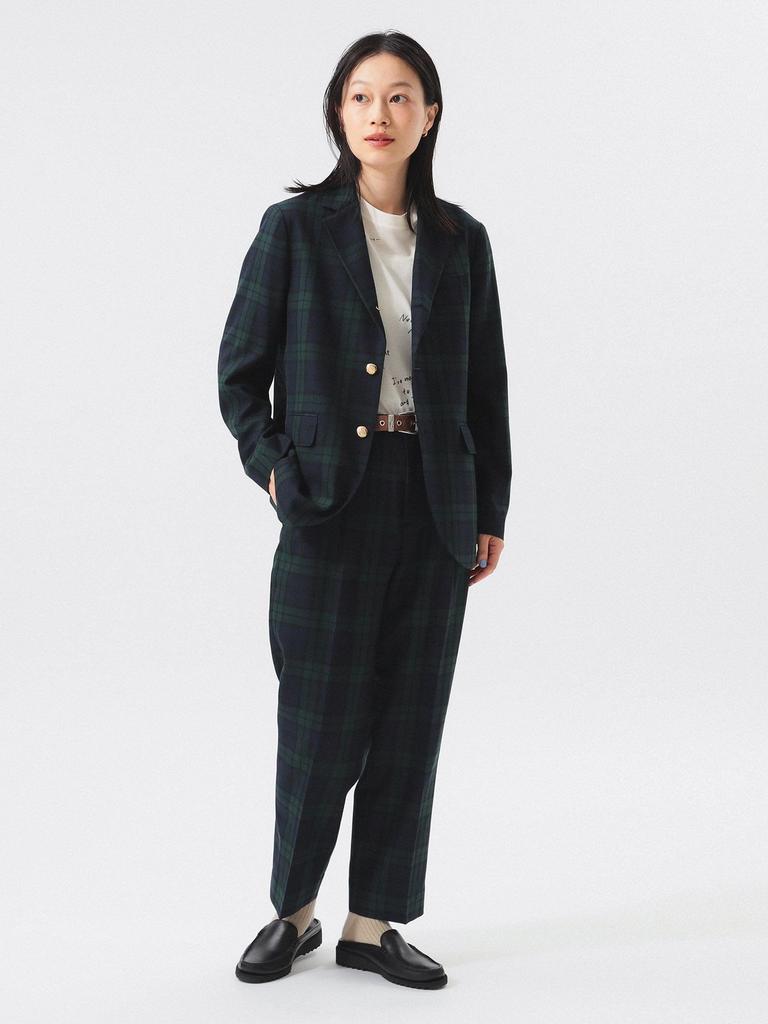 Beams Boy Women's Polyester Wool 3-Button Blazer, Black, Watch, 0, 13160268803