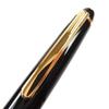 Очень хорошая шариковая ручка MONTBLANC Meisterstck White Star поворотного типа черно-золотая мужская б/у