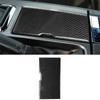 For Ford Mustang 2009-2013 Car Gear Shift Water Cup Storage Decoration Cover Trim Sticker Auto Interior Accessories Carbon Fiber