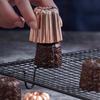 Aluminum Alloy Non-stick Canelé Cake Mold for French Desserts