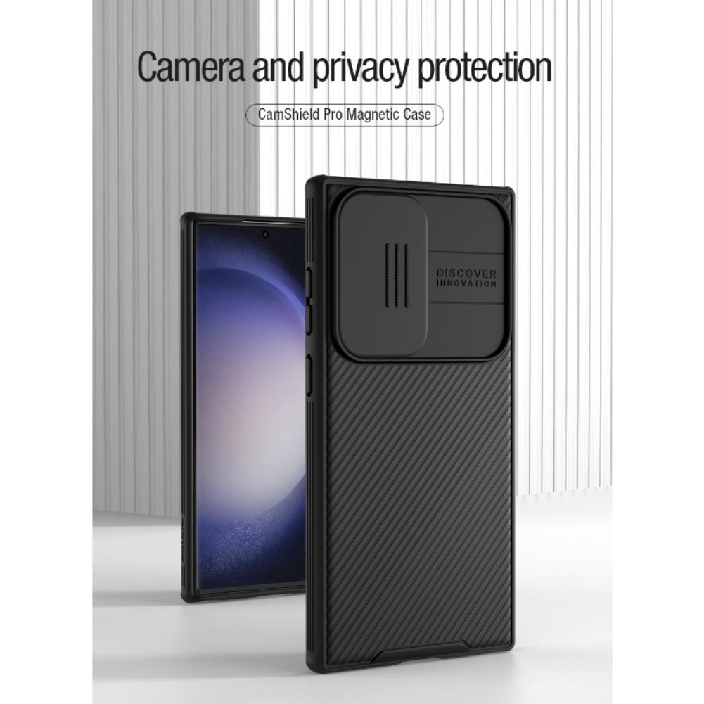Чехол Nillkin CamShield Pro с магнитной выдвижной крышкой для камеры Samsung Galaxy S23 S22 Ultra, защитный чехол для объектива Samsung S23 Ultra