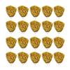 20PCS Metallic Foil Cheerleading Pom Poms PET Sports Team Pom Poms  For Basketball Club