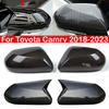 Для Toyota Camry 2018- Накладка на боковое зеркало заднего вида, колпачок крыла, накладка на корпус наружного зеркала заднего вида, корпус из углеродного волокна