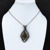 Dragon Blood Jasper Gemstone Pure Copper Wire Wrapped Handmade Pendant Jewelry