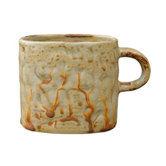 Кружка керамическая Yousheng 350 мл для чая и кофе, винтажная офисная кружка с спиральной пеньковой веревкой, чашка для воды, украшение для дома, подарок ручной работы