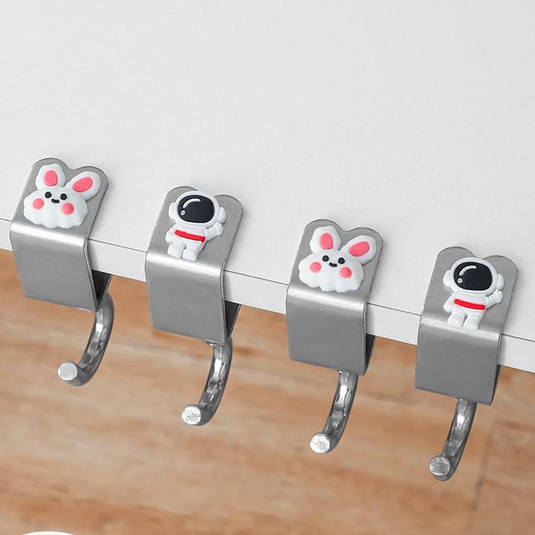 Adjustable Desk Edge Hook for Backpacks & Bags - Perfect for School & Dorm Use