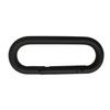 DAIDOHANT Petit Carabiner (Matte Black) 5mm (A)60x(B)15x(C)9mm (1 Piece) 10104054 Black