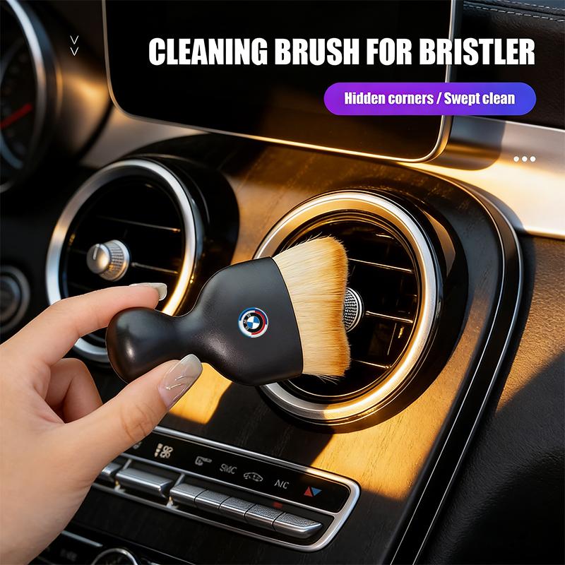 Car Interior Cleaning Soft Brush Dust Removal Tools Sticker For BMW G80 G06 G07 G42 G14 G15 G16 F82 X1 X3 M1 M2 M3 M4 M5 M6 M7