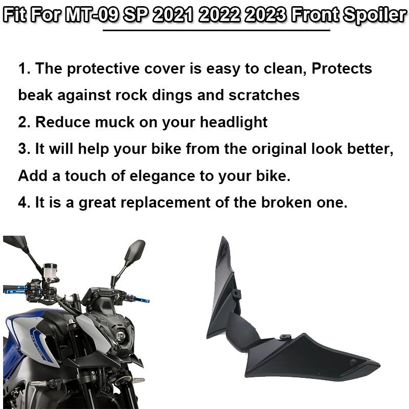 Подходит для YAMAHA MT-09 SP MT09 MT 09 2022 2023, мотоциклетный передний спойлер, аэродинамический комплект крыльев, спойлеры