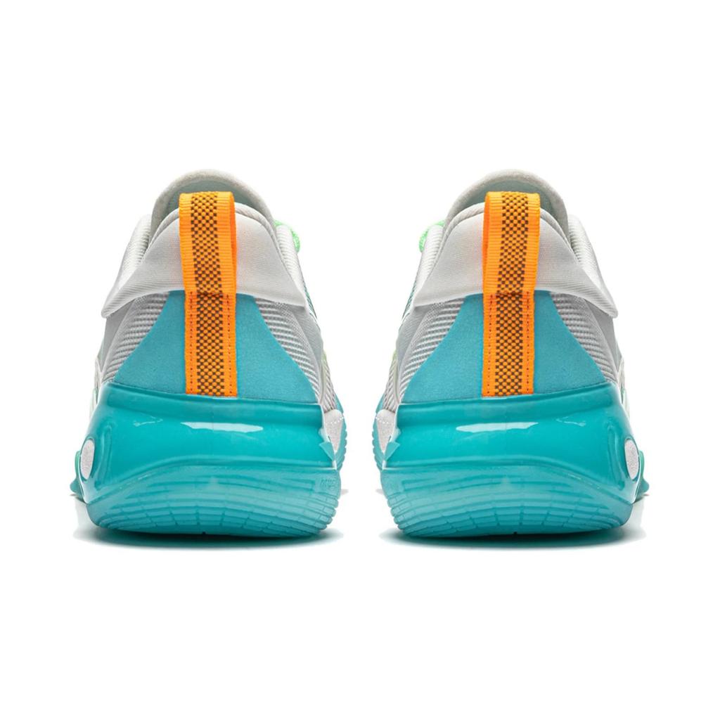 Баскетбольные кроссовки Li Ning Premium 4.0 с легкими дышащими светоотражающими подошвами и отскоком, детские кроссовки светло-серо-синего цвета YKBU016-1