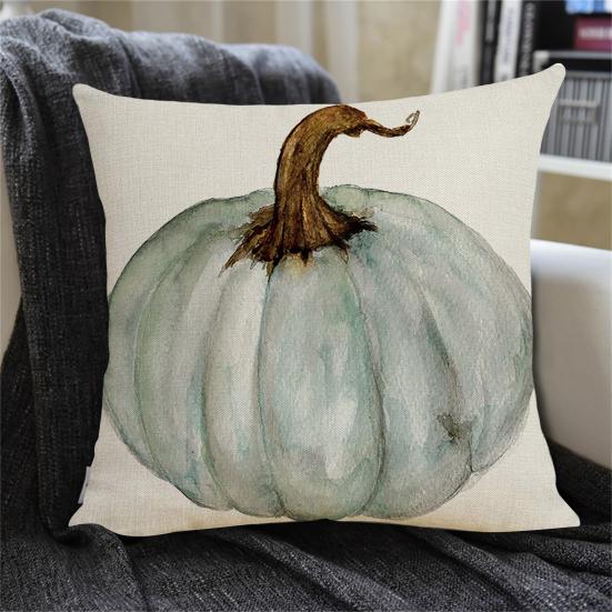 Осенний декор наволочка мягкая износостойкая не выцветающая квадратная наволочка с тыквой на День благодарения в фермерском доме наволочка