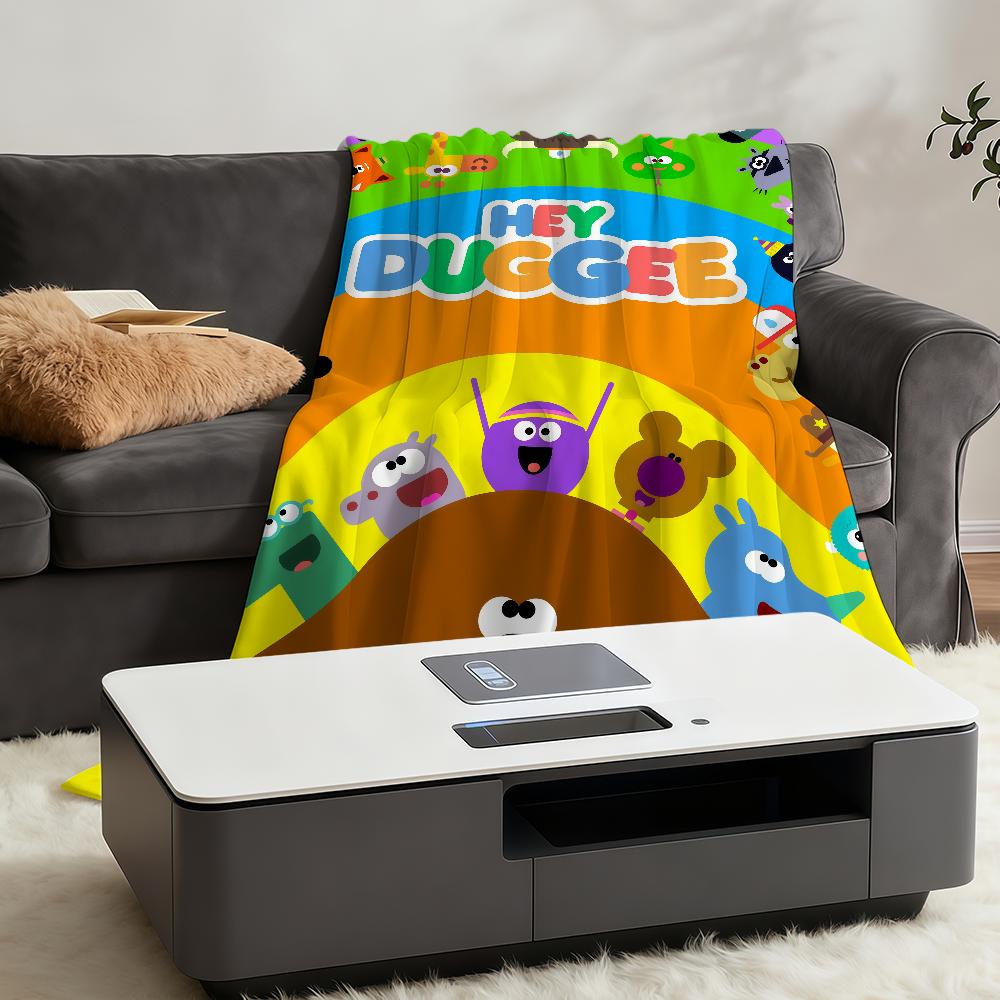 H-HeyS-ES D-Dug-geeS-ES Cartoon Cute Blanket Throw Super Cosy Plush Living Room Sofa Couch Childish Birthday Gifts