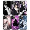 Anime Bleach Byakuya Kuchiki Phone Case Back Cover for iPhone 13 11 12 Pro Max Mini XS XR X 8 Plus 7 SE 2020 6S 5S Coque Shell