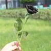 10 шт. искусственных роз из искусственного латекса Real Touch Rose Flower свадебный букет для украшения дома искусственные цветы черные розы