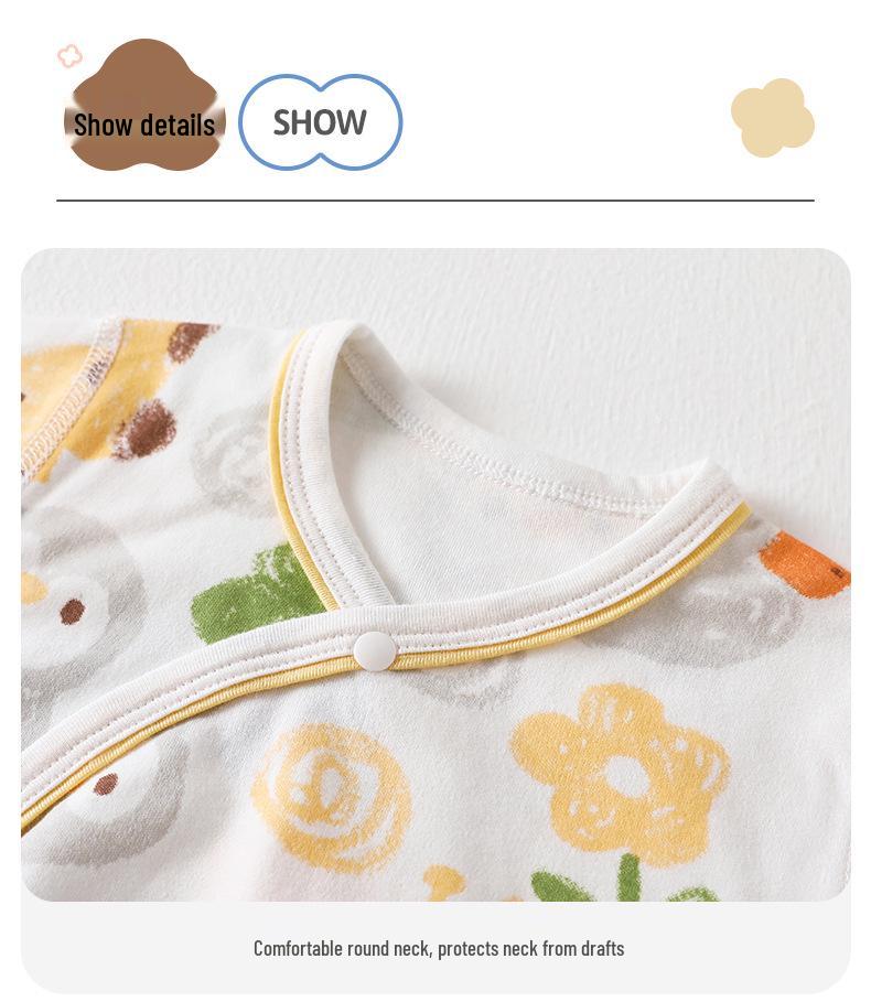 Детский боди из чистого хлопка - Монашеский комбинезон для новорожденных на все сезоны (0-3 месяца)