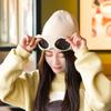With Glasses Ear Protection Men Beanie Caps Women Wool Caps Knitted Hats Ski Cap Korean Beanies