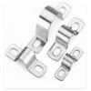 Thickened U-Tube Strap Saddle Clamp Stainless Steel Horseback Wire Throat Hoopcable Fastener Clips Applicable To Pipe Od 8-200Mm