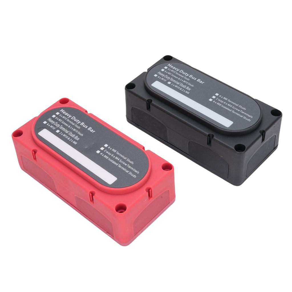 12 Way M8 Terminal Block 150A Multifunctional Power Distribution Busbar Automobiles RVs Marine