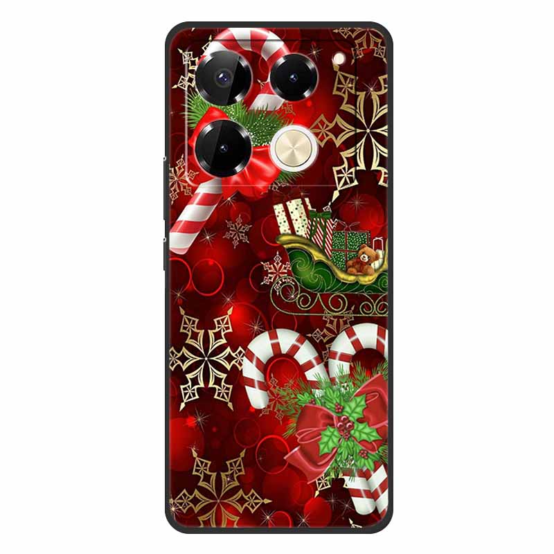 2024 Christmas Phone Cases For Infinix Note 40 Pro 4G 5G Cases Soft TPU Silicone For Note 30 4G 5G Infinix Note 40Pro 30Pro 4G