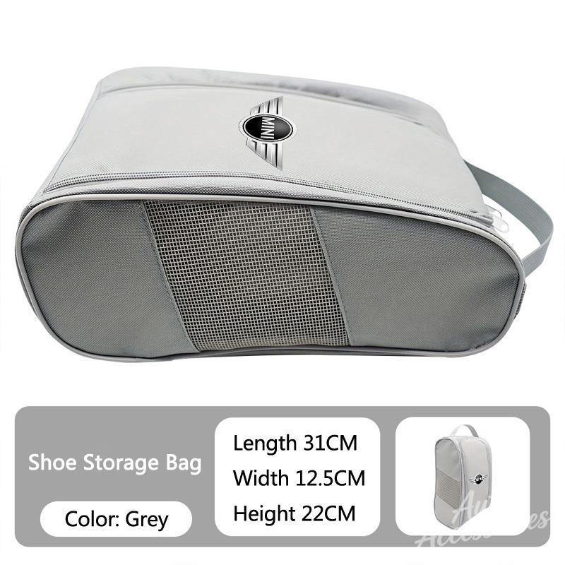 Car Sneaker Large Storage Bag Portable Bag Auto Accessory For BMW MINI Cooper One Jcw F54 F55 Clubman Countryman R57 R58 sticker a3