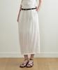 Make A Toast Pintuck Volume Belt Skirt Ivory Mbfssk001Iv