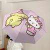 1pc Hello Kitty Birthday Celebration Umbrella with Plastic Handle,Suitable for All Seasons Home Travel Outdoor UmbrellaSanlio564