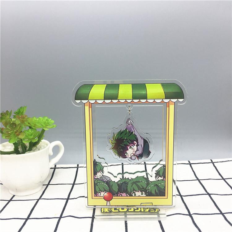 Игровая аниме-геройская академия, акриловая подставка для персонажей, брелок для ключей, акриловая подставка для фигурки, окрашенный декор стола, украшение, подарок