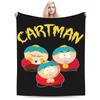 Cartman South-Parks Blankets Velvet Printed  Multi-function Warm Throw Blanket for Bedding Bedroom Quilt