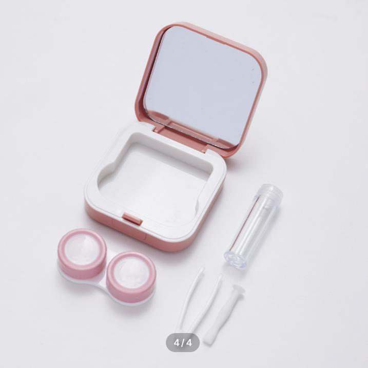 Футляр для линз Pastel Love, розовый