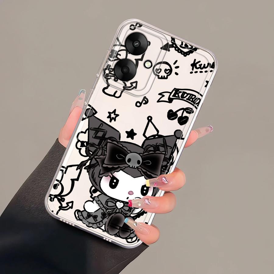 Sanrio Cool Kuromi Case for Xiaomi Mi 11 Lite 11T Pro Soft Phone Cover