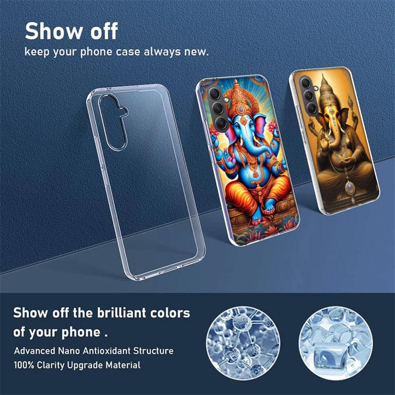 Ganesh lord Case For Phone Samsung Galaxy A12 A22 A32 A52 A52S A13 A23 A33 A53 A14 A24 A34 A54 5G A73 A42 A9 A8 A7 A6 Plus Cover