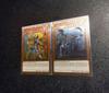2pcs/set Diy Yu-Gi-Oh!  Wcs Self Control Collect Signature Trading Flash Card Anime Cartoon Gift