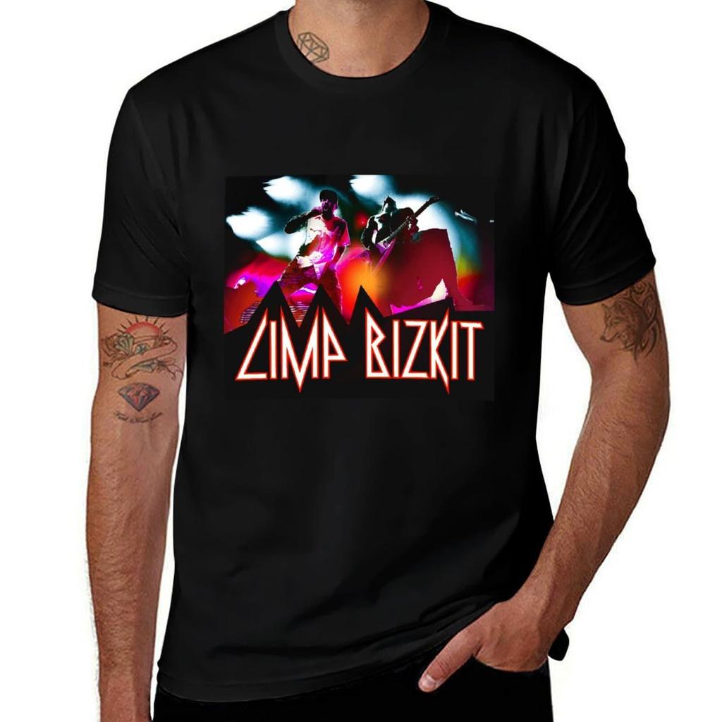 Стильная футболка Limp Bizkit с графическим принтом, топ с коротким рукавом