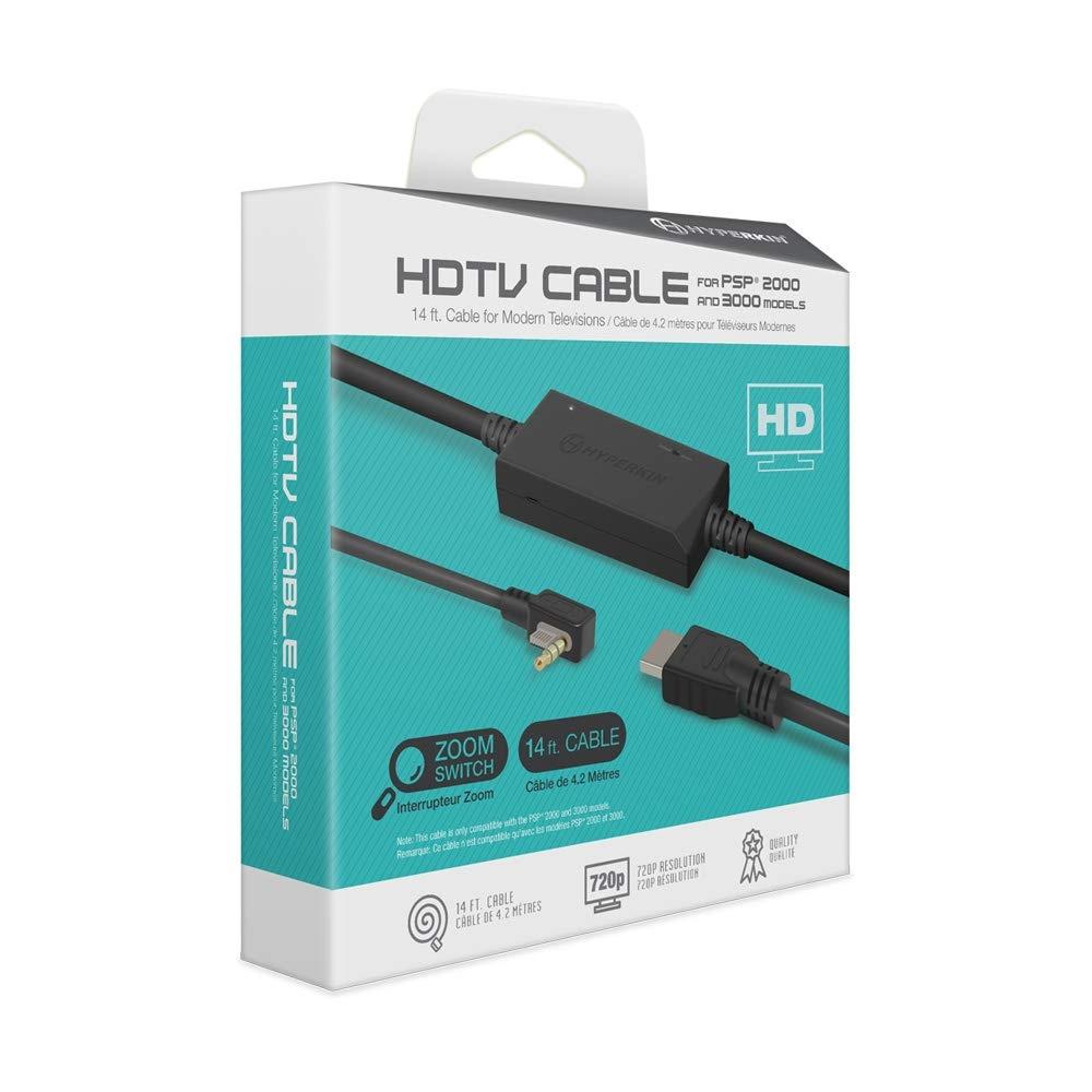 HYPERKIN Кабель-переходник HDMI для PSP 2000 и 3000 КАБЕЛЬ HDTV для PSP 2000 и 3000 Расширьте возможности своего игрового экрана, просто подключив основное устройство и телевизор Нет