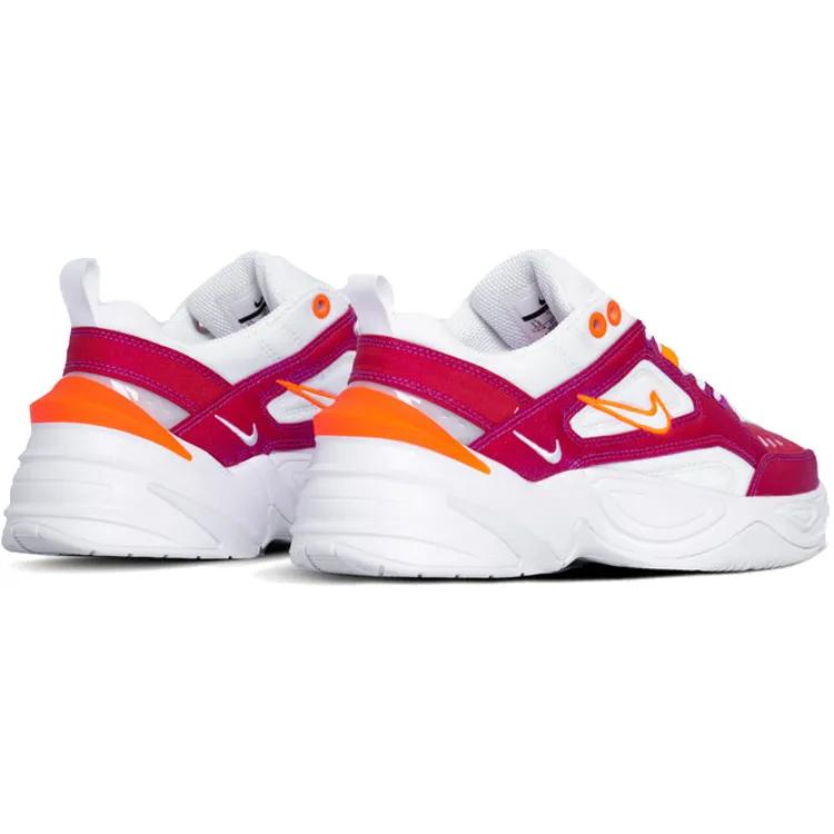 Nike Womens M2K Tekno SE 'Hyper Crimson' (women's sizes) Hyper Crimson / White Chunky Sneakers AV4221 800