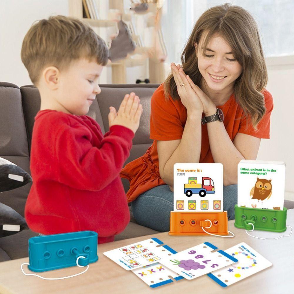 Early Educational English Logic Key Puzzle Game Key Thinking Puzzle Toy Christmas Gifts