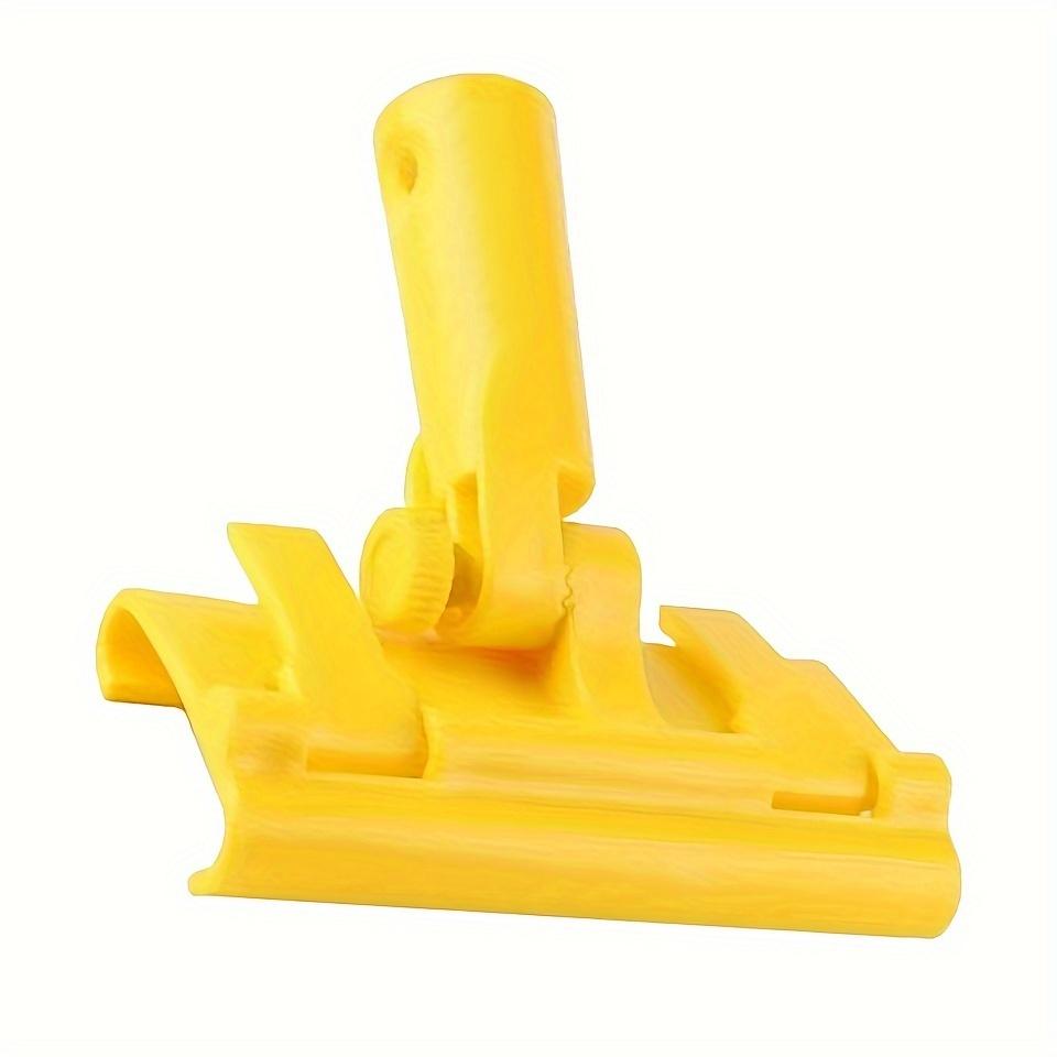 Кельма для сглаживания гипсокартона с удлиненной ручкой, желтая пластиковая шпаклевка, адаптер для лезвия для затирки углов, отделка швов, кельма для гладкой отделки