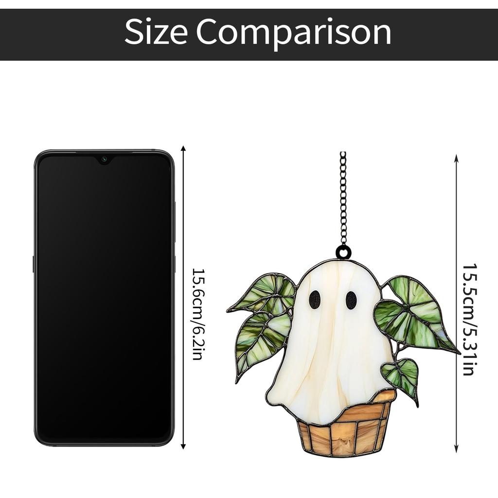 Страшные и милые подвески на Хэллоуин, акриловые украшения на окна, приятные подарки для дома, уникальные подвески на Хэллоуин