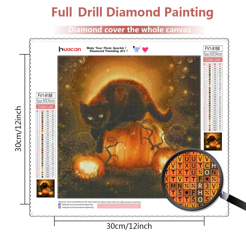 5D алмазная живопись собака полная дрель круглая Новое поступление Алмазная вышивка животное кошка мозаика горный хрусталь комплект подарок на Хэллоуин