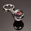 Sun Earth Double Side Glass Ball Nebula Moon Keychain Solar System Planet Keyring Luminous