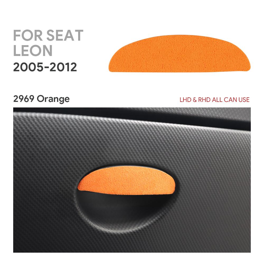 Top Suede Trim Sticker For SEAT Leon Altea Toledo MK1 MK2 Ibiza Cupra Cupra for Skoda Fabia Rapid 2005-2012 Storage Accessories